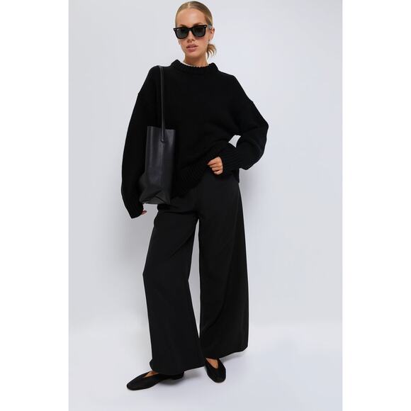 POMANDER PLACE Black Sienna Pants Size L NWT Retail $98 Tuckernuck - Picture 7 of 8